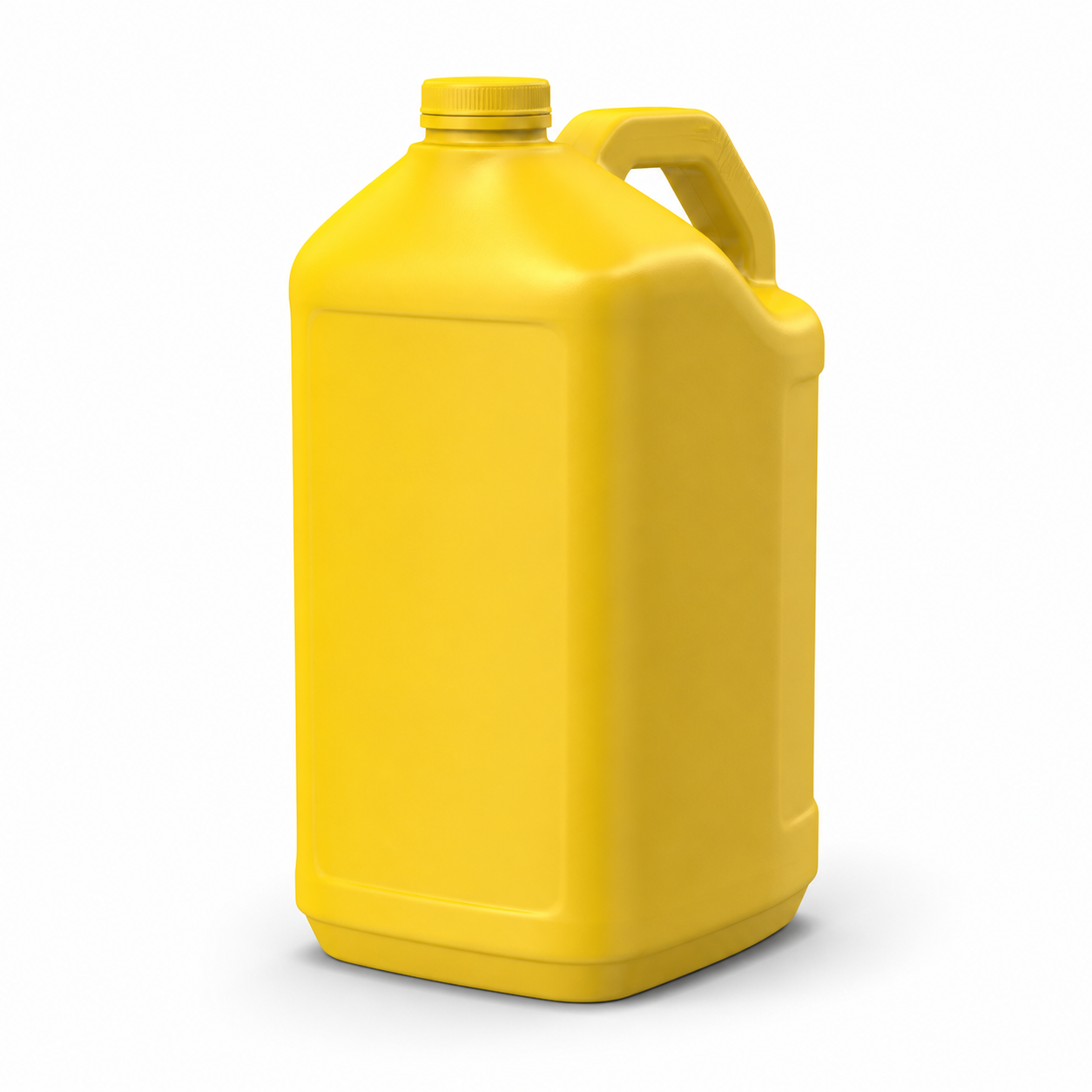 3D render of a yellow 800ml-12 L Bottle/Jug